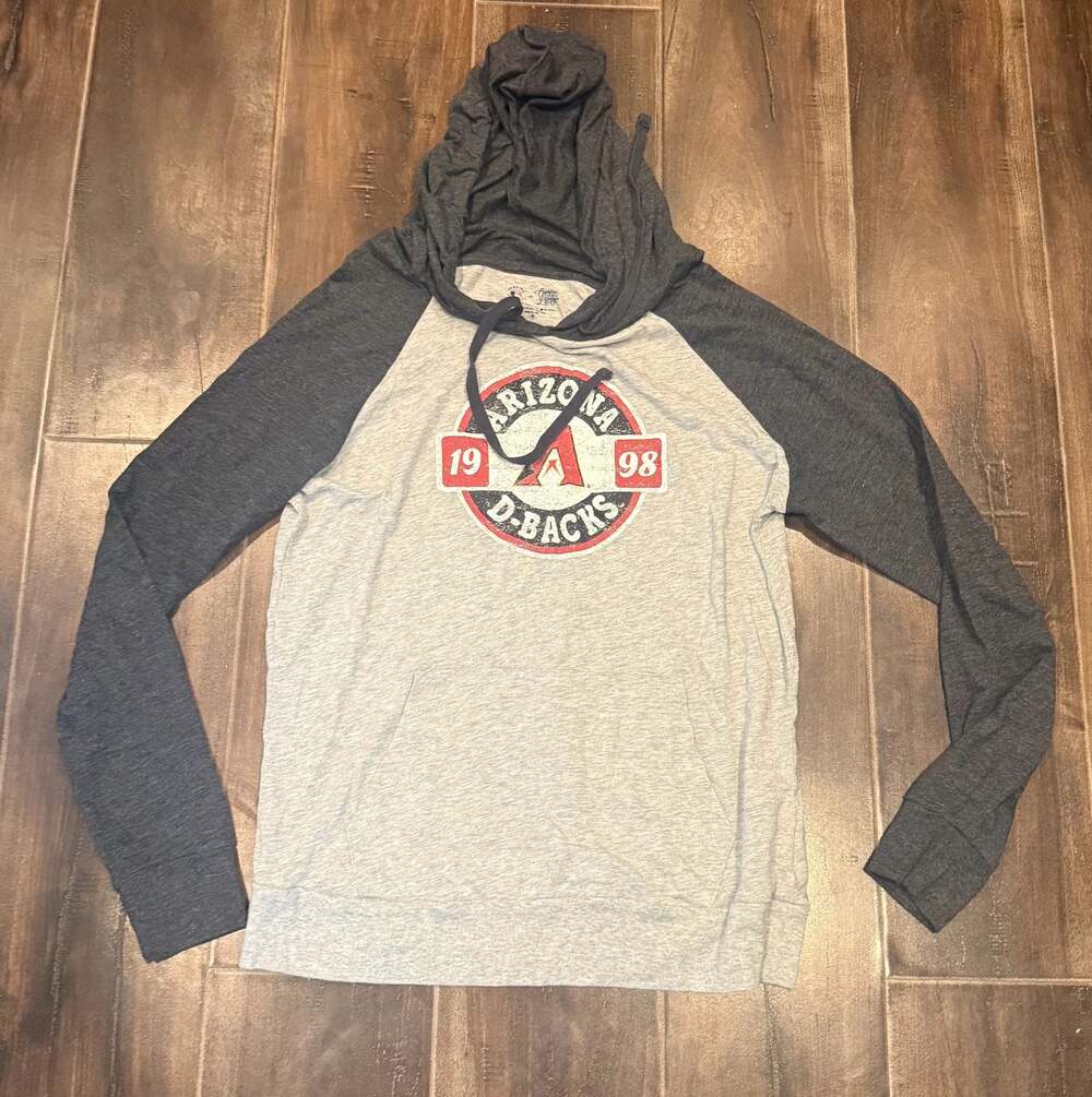 Campus Lifestyle Arizona Diamondbacks MLB Lightweight Raglan Pullover Hoodie
